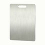 Hermia Tabla de Cortar de Acero Inoxidable SUS304 Plateada